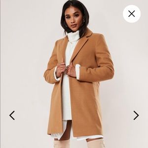 TopShop basic camel color coat